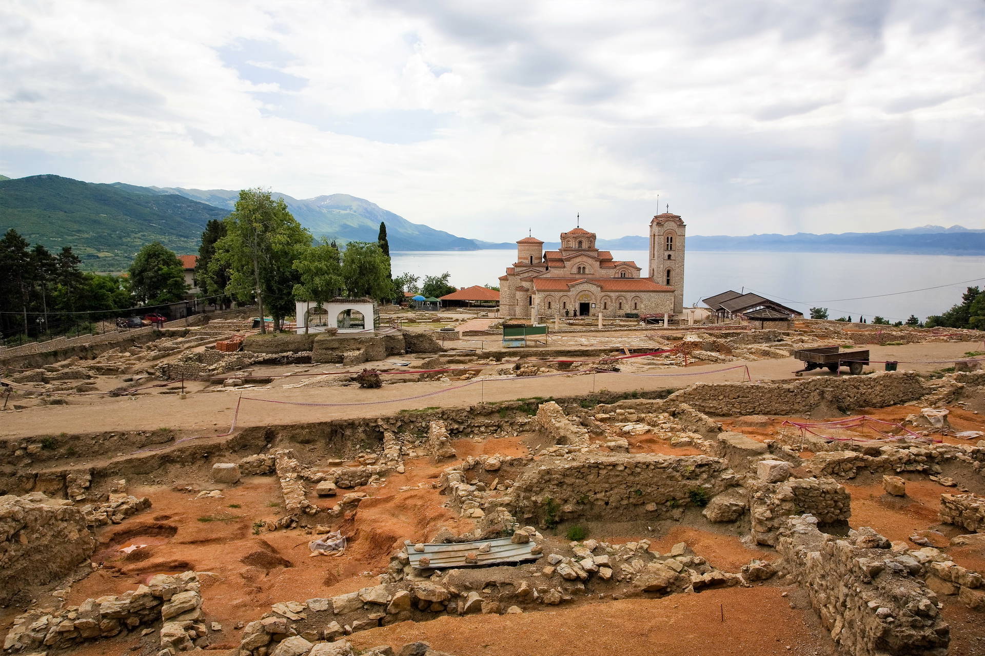 Stanowisko archeologiczne i cerkiew św. Klemensa w Ochrydzie.