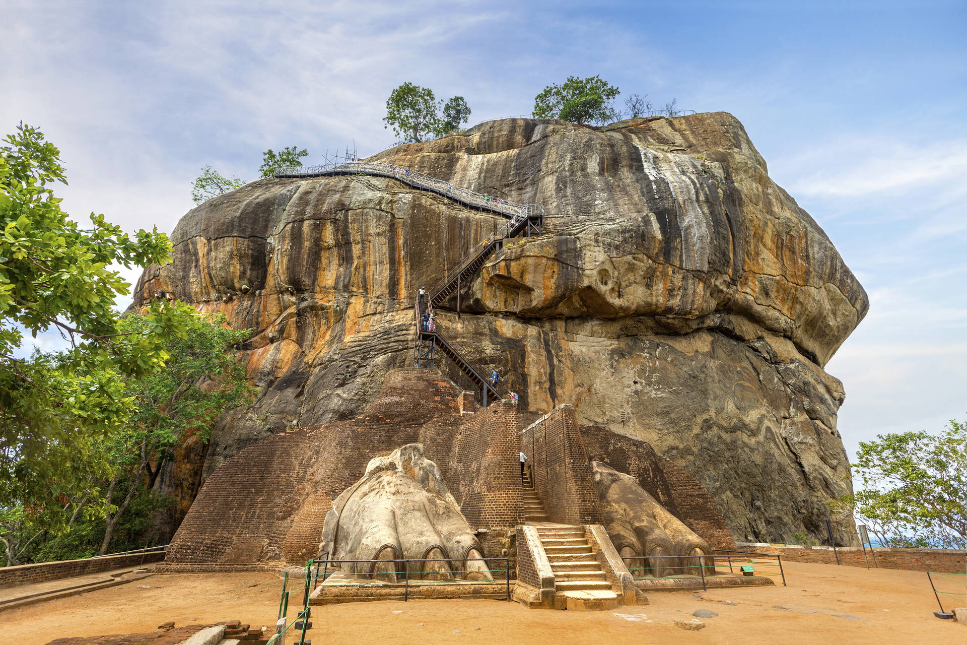 Starożytna forteca Sigiriya na Sri Lance.