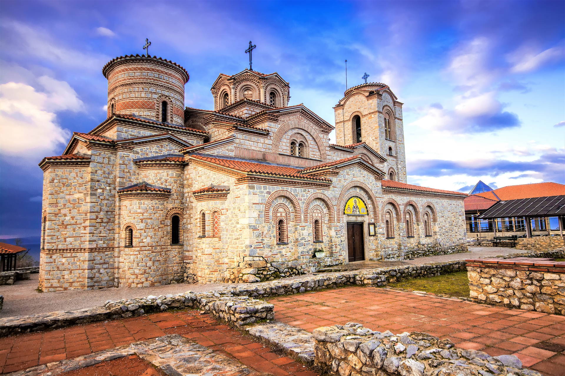 Cerkiew św. Jana Teologa w Kaneo, Macedonia Północna.