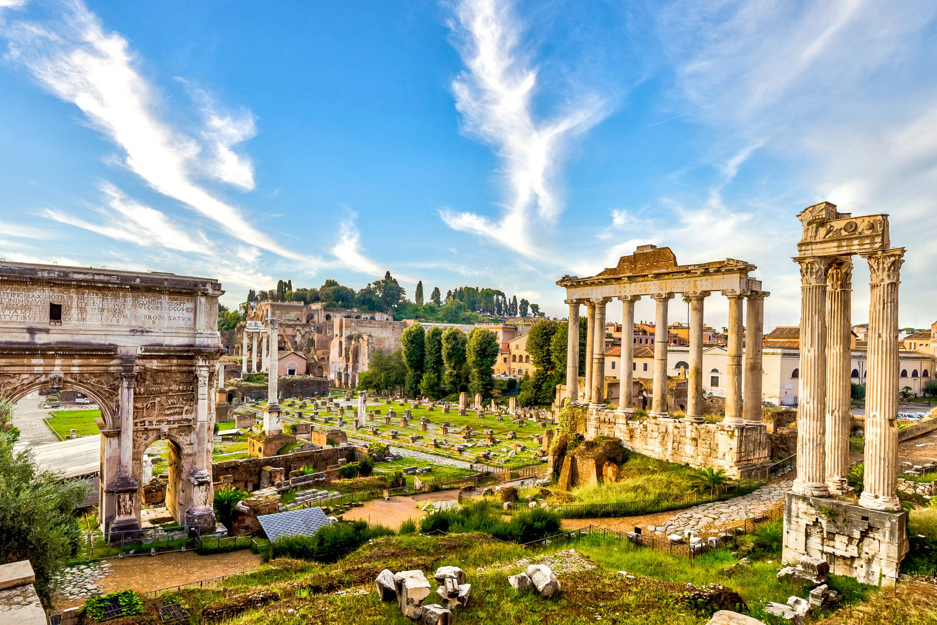 Forum Romanum w Rzymie.