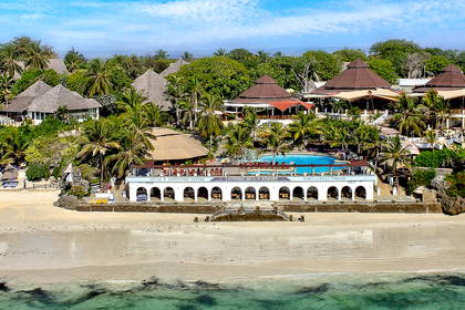 Leopard Beach Resort z lotu ptaka.