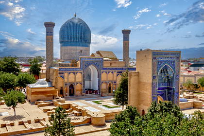Meczet Bibi Chanum w Samarkandzie, Uzbekistan.