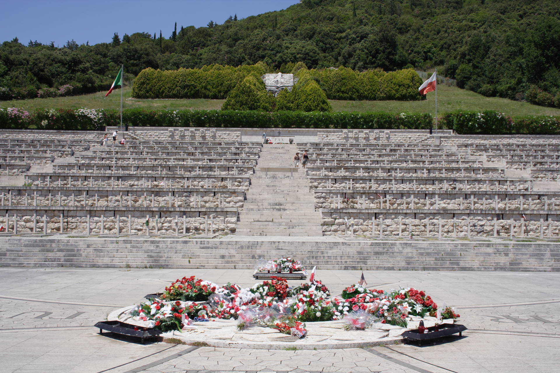 Cmentarz Wojskowy na Monte Cassino, Włochy.