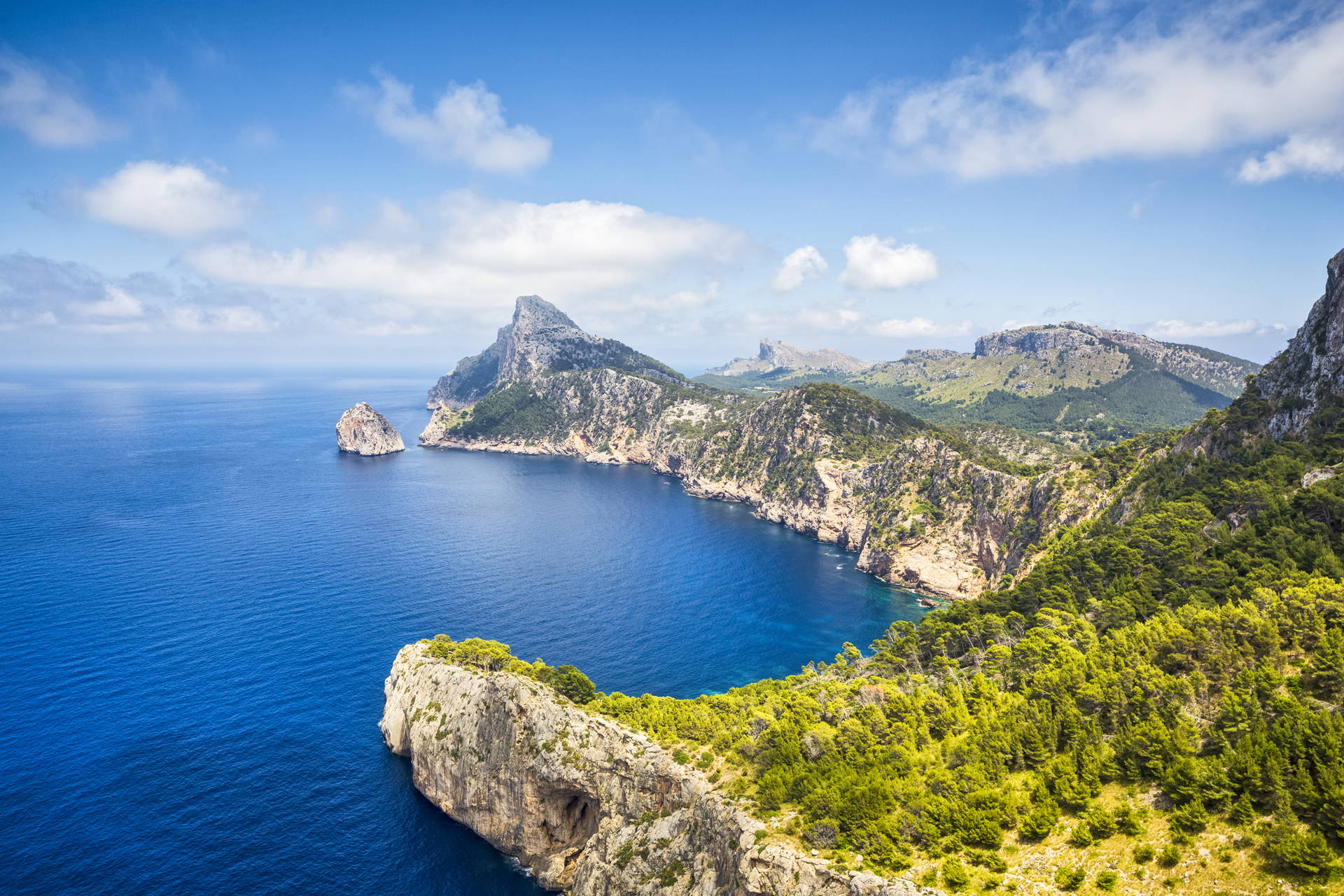 Majorka, Cap de Formentor: klify i turkusowa woda.