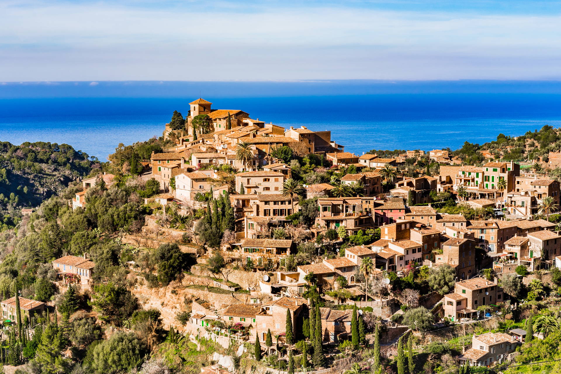 Miasteczko Valldemossa na Majorce.