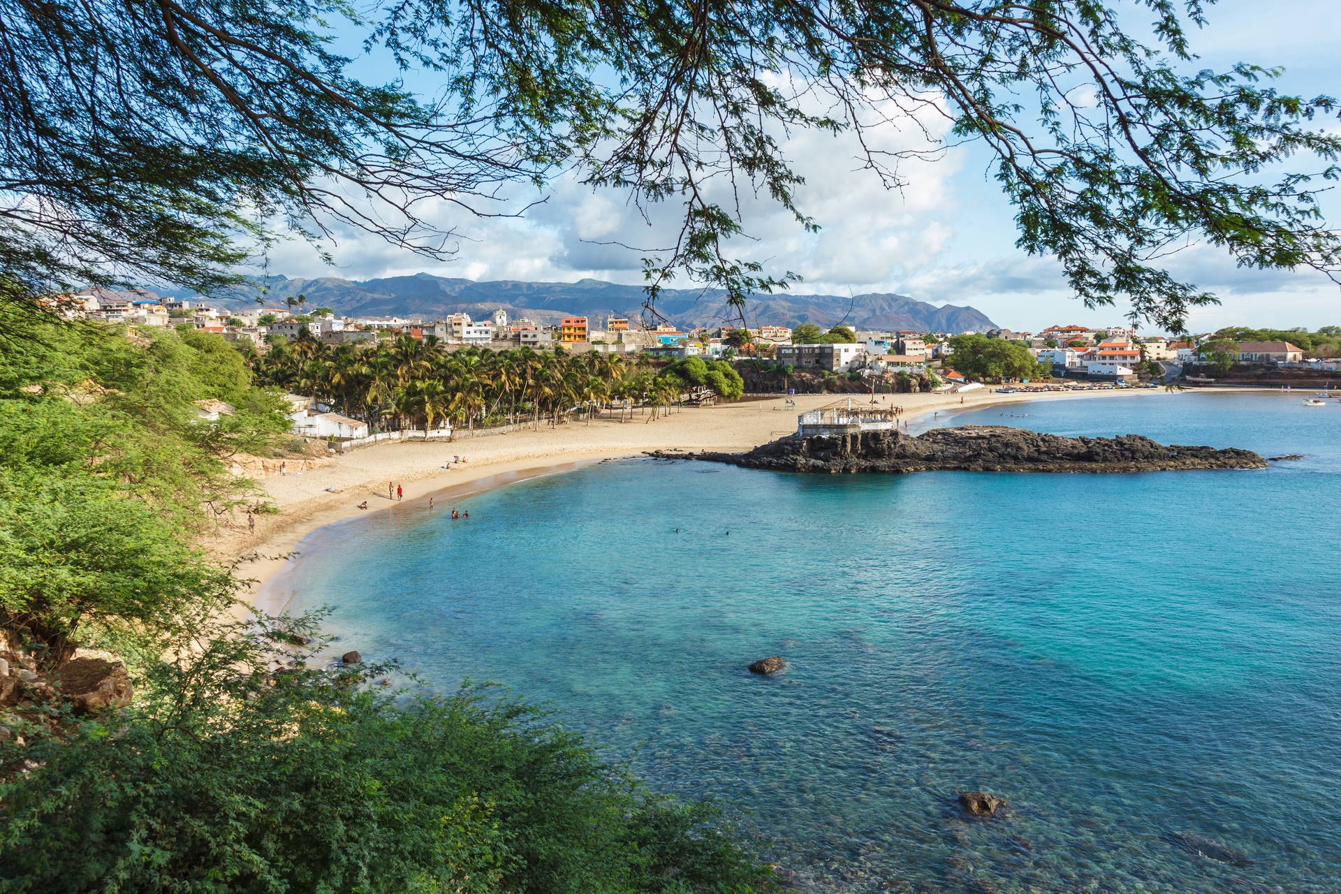 Praia da Laginha na wyspie São Vicente, Republika Zielonego Przylądka.