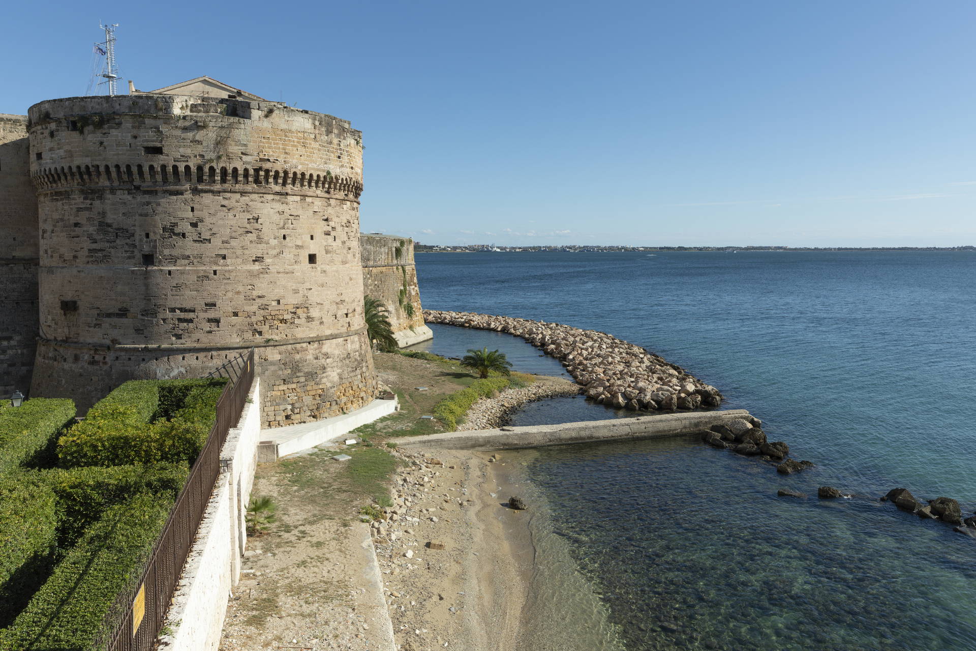 Castello Aragonese w Tarencie, Włochy.