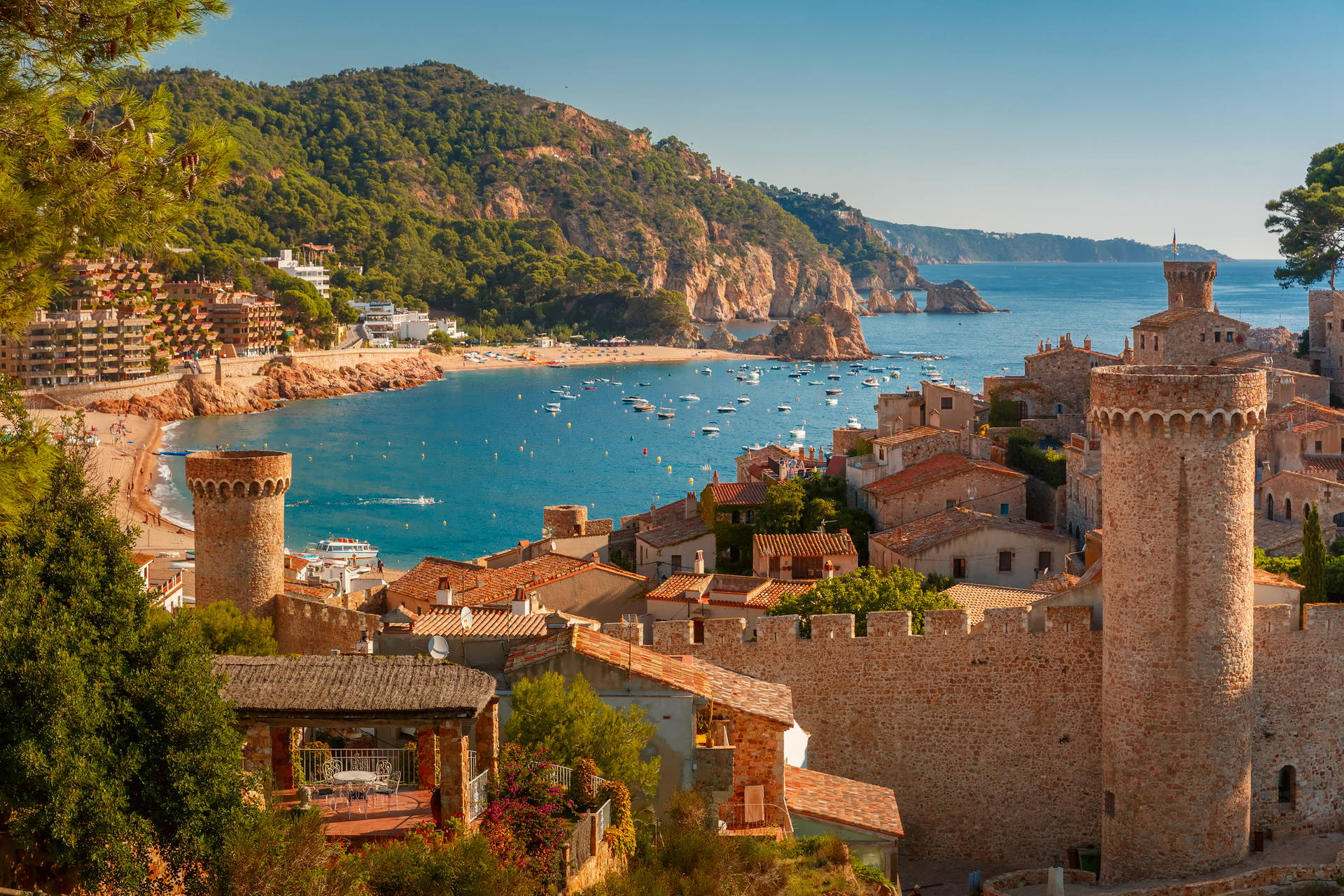 Tossa de Mar w Hiszpanii, Costa Brava.