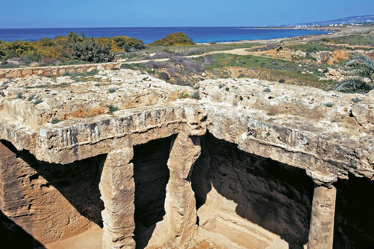 Królewskie Grobowce w Pafos na Cyprze.