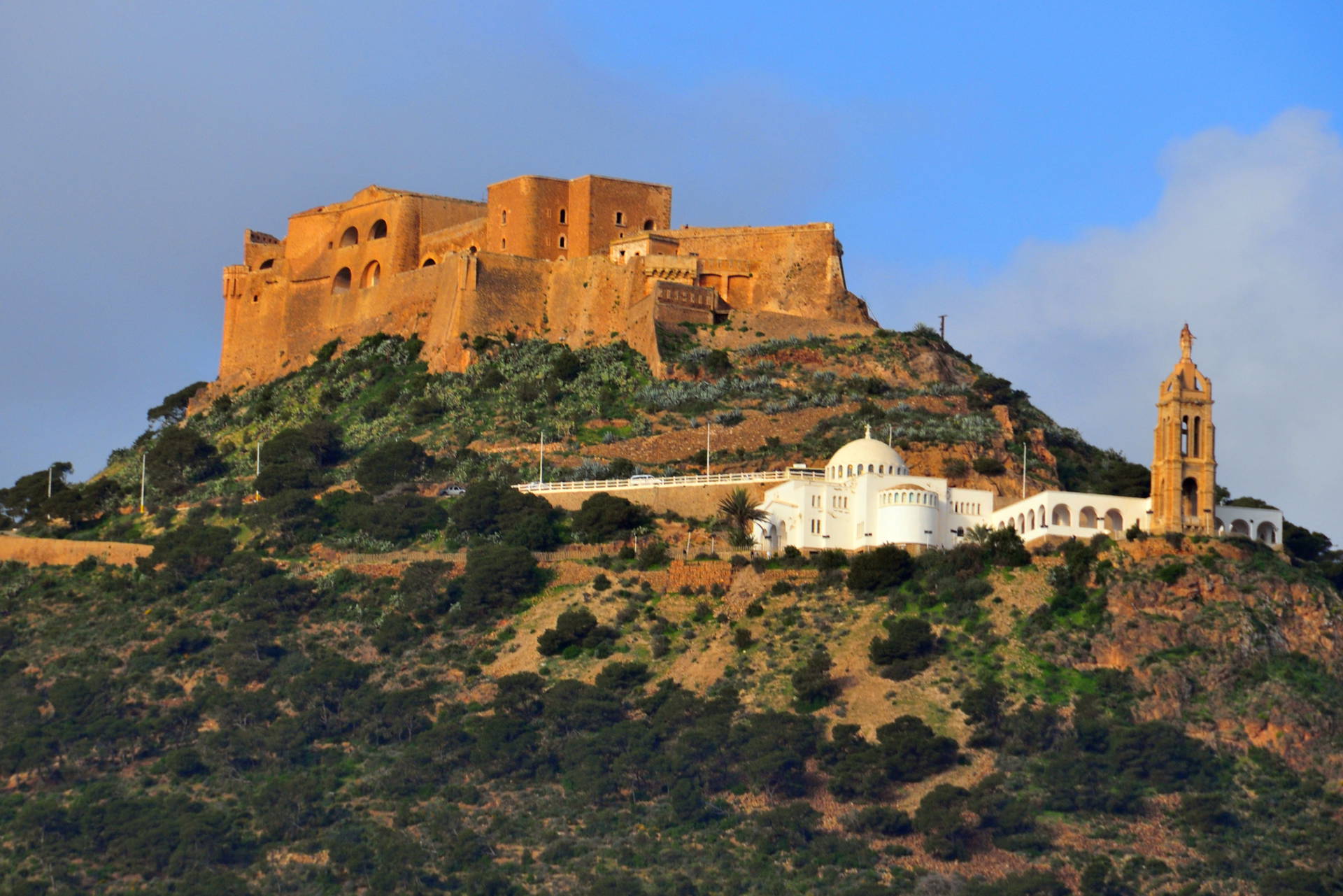 Fort Santa Cruz i kaplica w Oranie, Algieria.