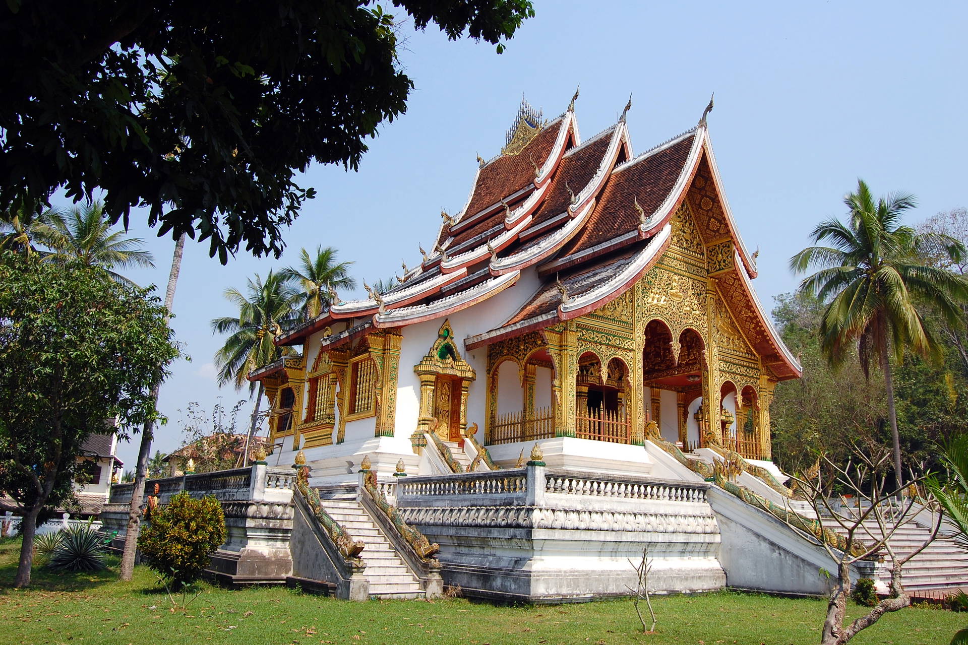Buddyjski kompleks świątynny Wat Xieng Thong.