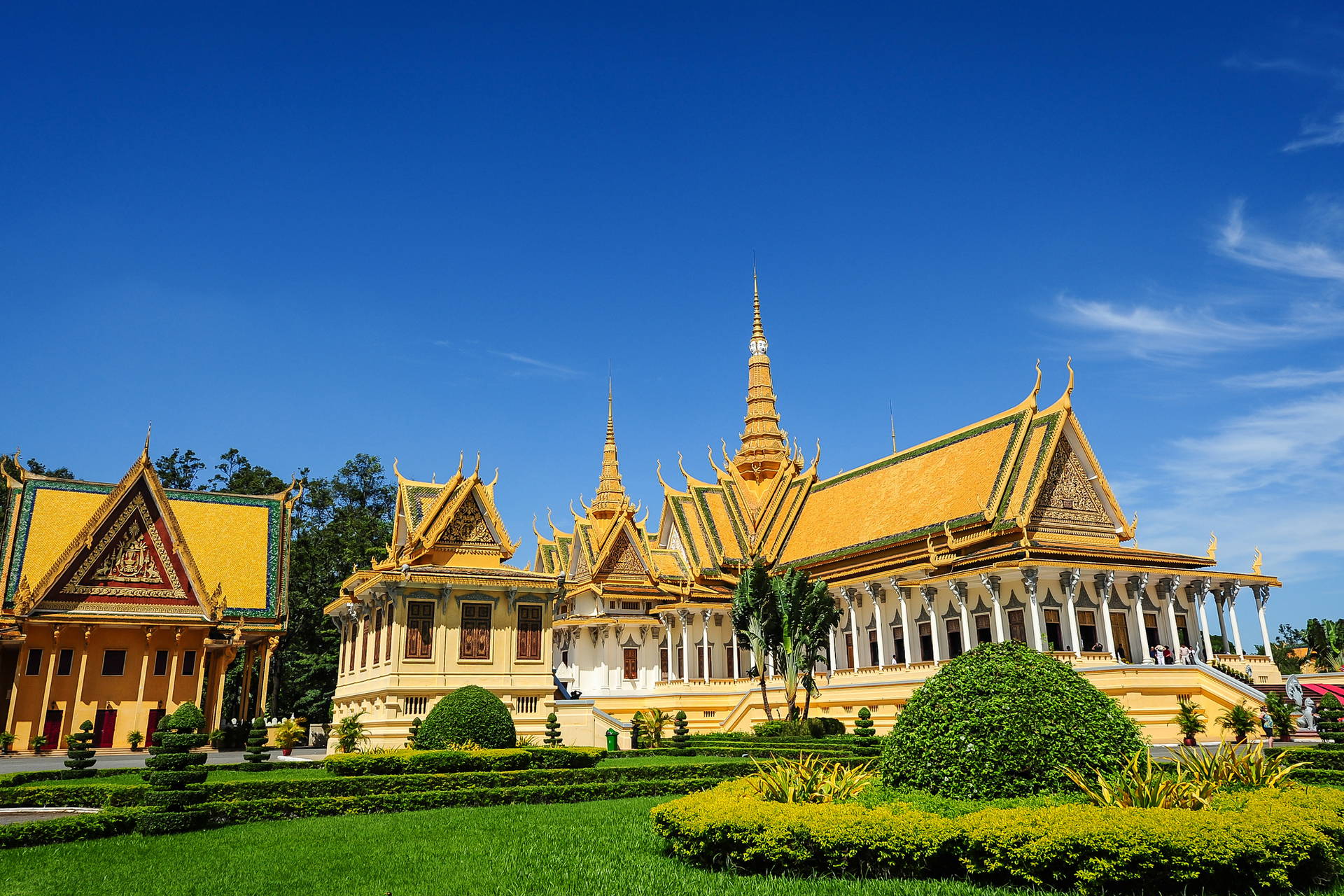 Kompleks Pałacu Królewskiego w Phnom Penh.