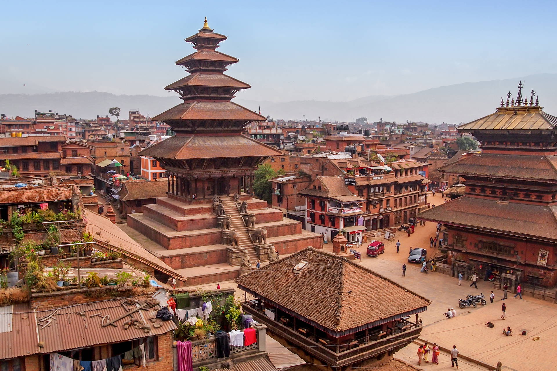 Plac Bhaktapur Durbar w Katmandu, Nepal.