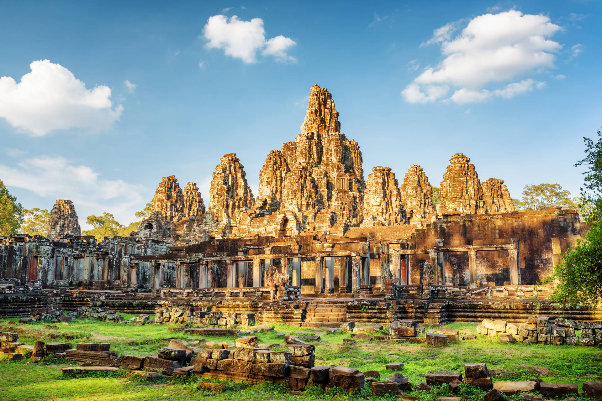 Kompleks świątynny Angkor Thom w Kambodży.
