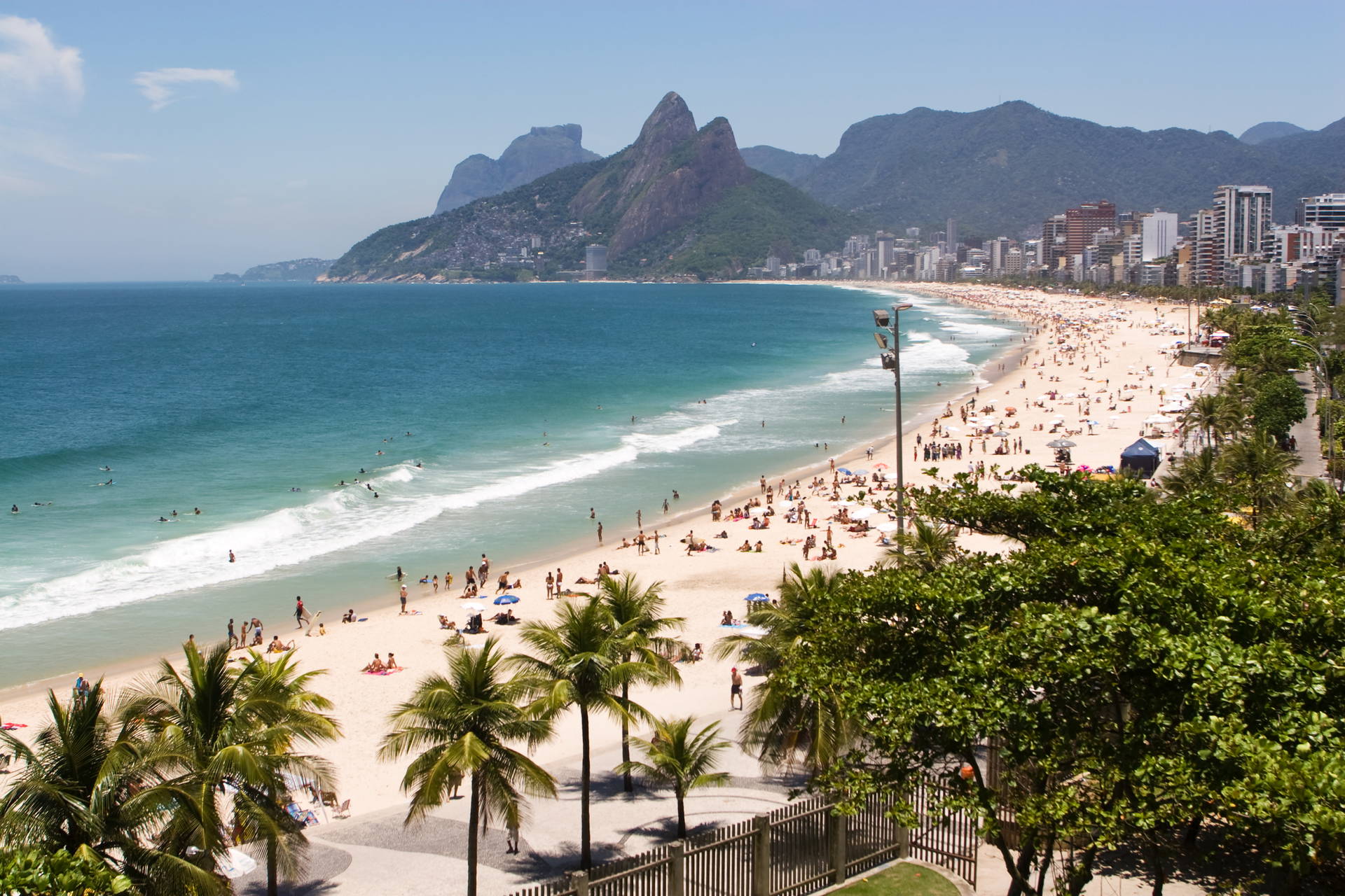 Plaża Ipanema w Rio de Janeiro.