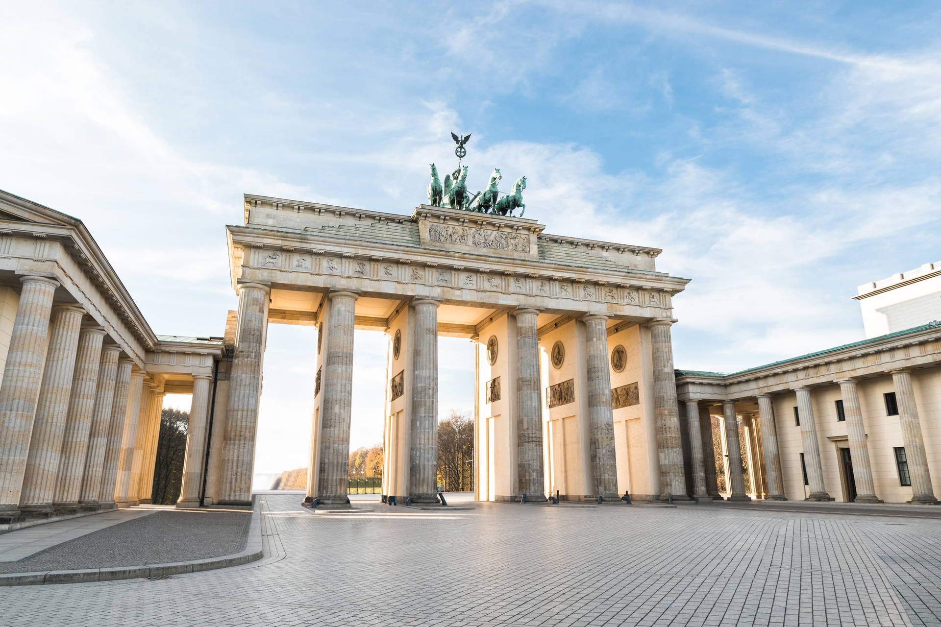 Brama Brandenburska w Berlinie.