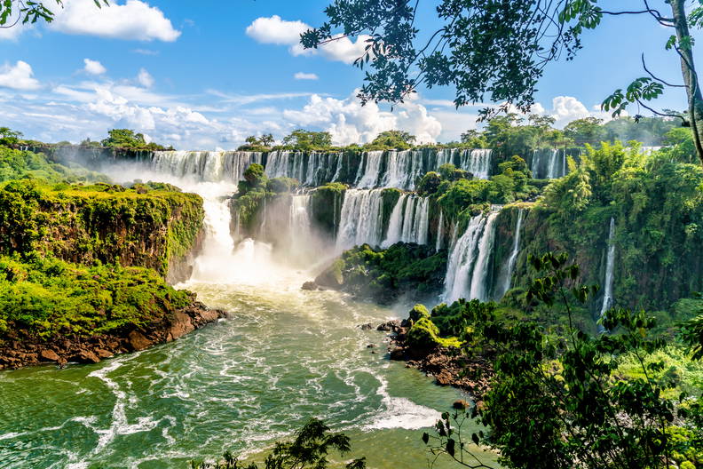 Wodospady Iguazu w Argentynie.