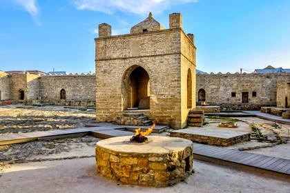 Ateszgah w Baku, Azerbejdżan.