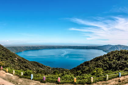 Laguna de Apoyo w Nikaragui.