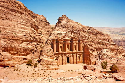 Petra, Ad Deir (Klasztor) wykuty w skale.