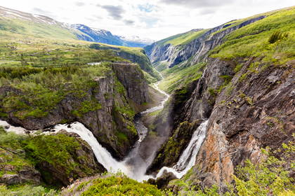 Wodospad Vøringsfossen w Norwegii.