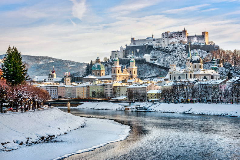 Magia Salzburga - Jarmak Świąteczny i narty