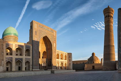 Kompleks Po-i-Kalan w Bucharze, Uzbekistan.