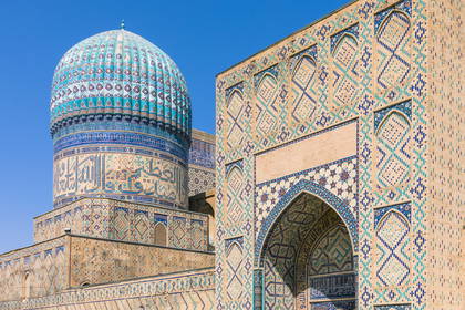 Meczet Bibi Chanum w Samarkandzie, Uzbekistan.