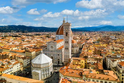 Panorama Florencji z katedrą Santa Maria del Fiore.