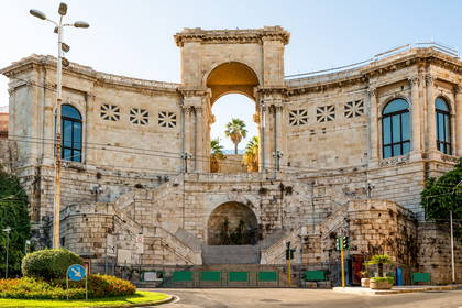 Bastion San Remy w Cagliari na Sardynii.